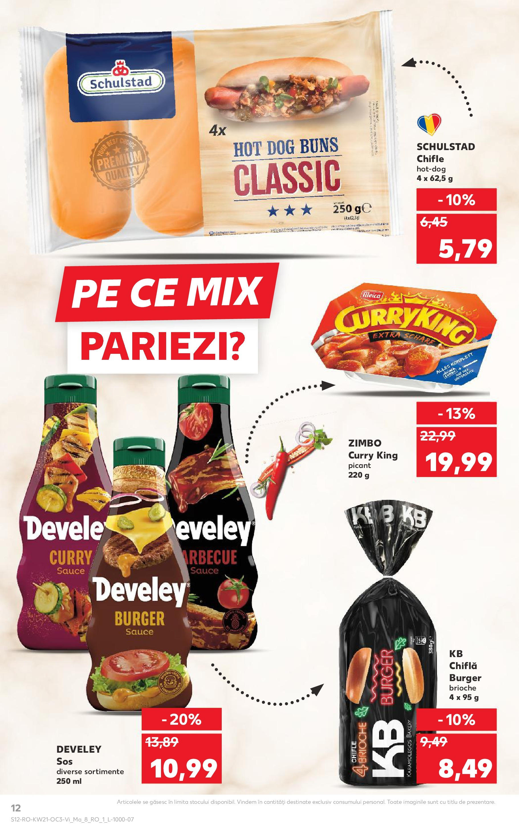 Catalog Kaufland - Bucureşti 23.05.2025 - Revista si Oferta | Pagină: 12 | Produse: Chiflă, Burger