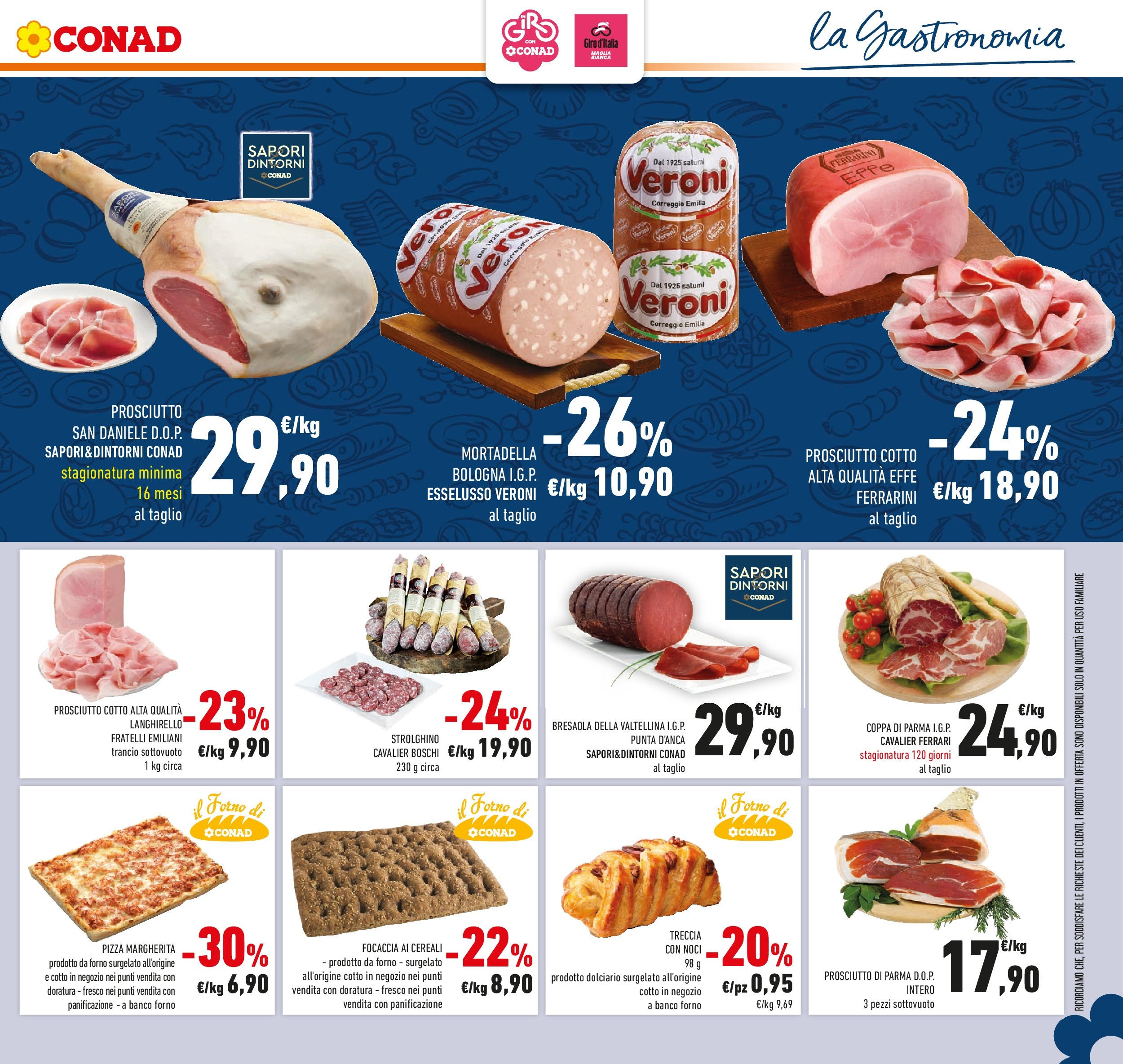 Volantino Conad dal 20/05/2025 ⏳ Maggio | Pagina: 15 | Prodotti: Prosciutto di Parma, Noci, Mortadella, Forno Volantino Conad dal 20/05/2025 > Anteprima - Maggio | Pagina: 15 | Prodotti: Prosciutto di Parma, Noci, Mortadella, Forno