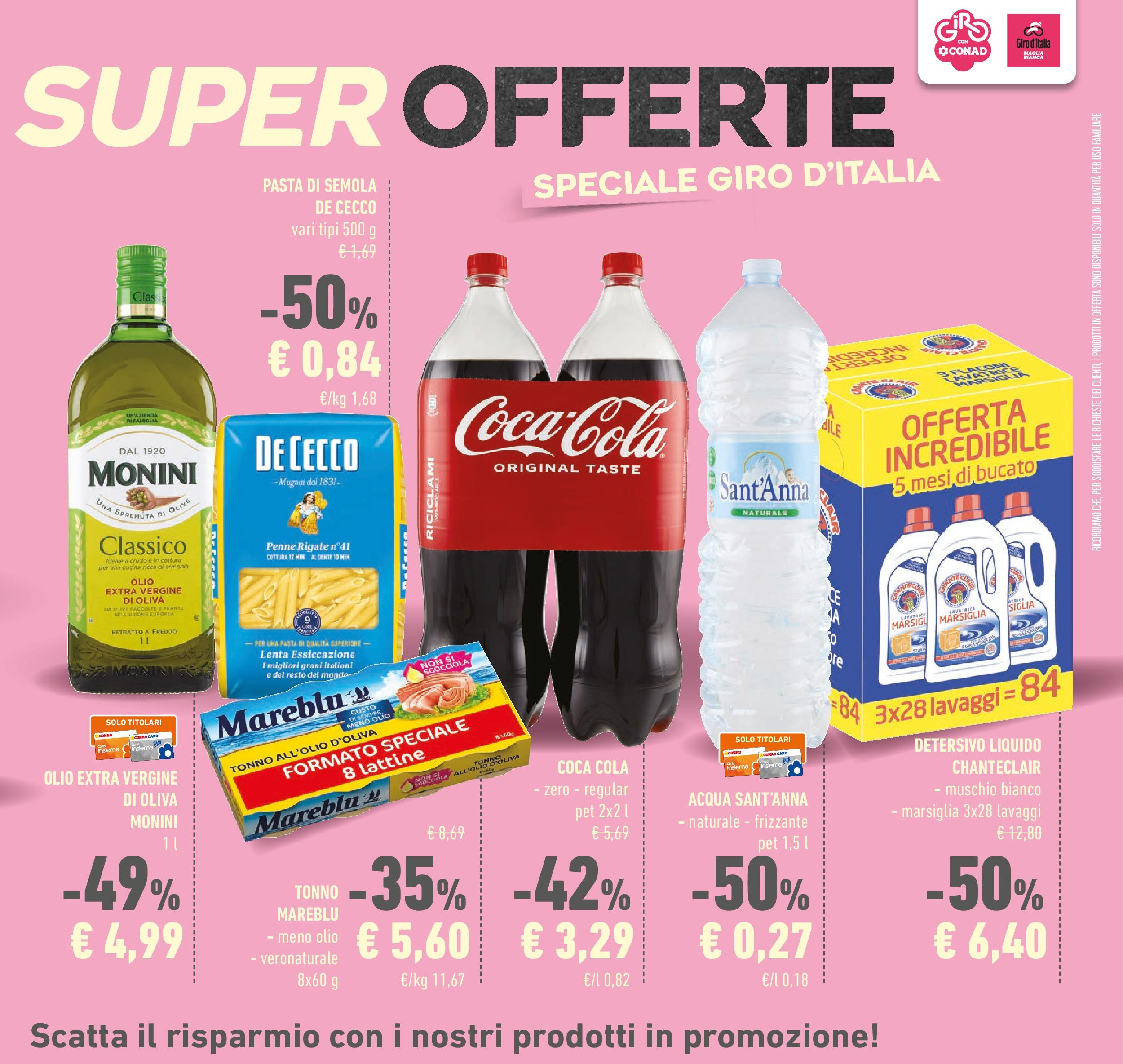 Volantino Conad dal 20/05/2025 ⏳ Maggio | Pagina: 17 | Prodotti: Olive, Tonno, Olio extra vergine, Penne Volantino Conad dal 20/05/2025 > Anteprima - Maggio | Pagina: 17 | Prodotti: Olive, Tonno, Olio extra vergine, Penne