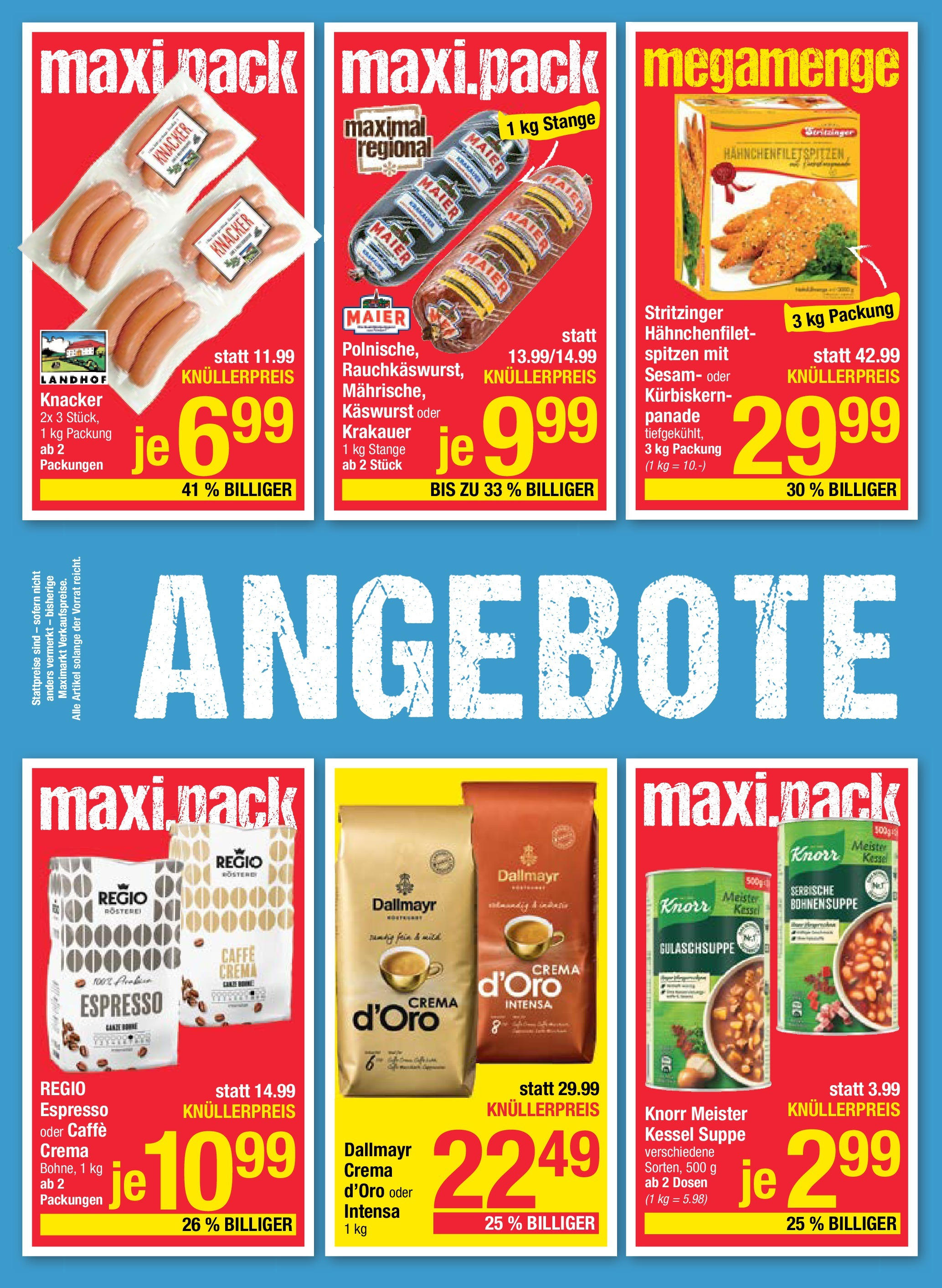 Maximarkt - Maximarkt: Flugblatt (25.05.2025) || Aktuelle Angebote | Seite: 4 | Produkte: Creme Maximarkt - Maximarkt: Flugblatt von 25.05.2025 - Aktuelle Angebote | Seite: 4 | Produkte: Creme