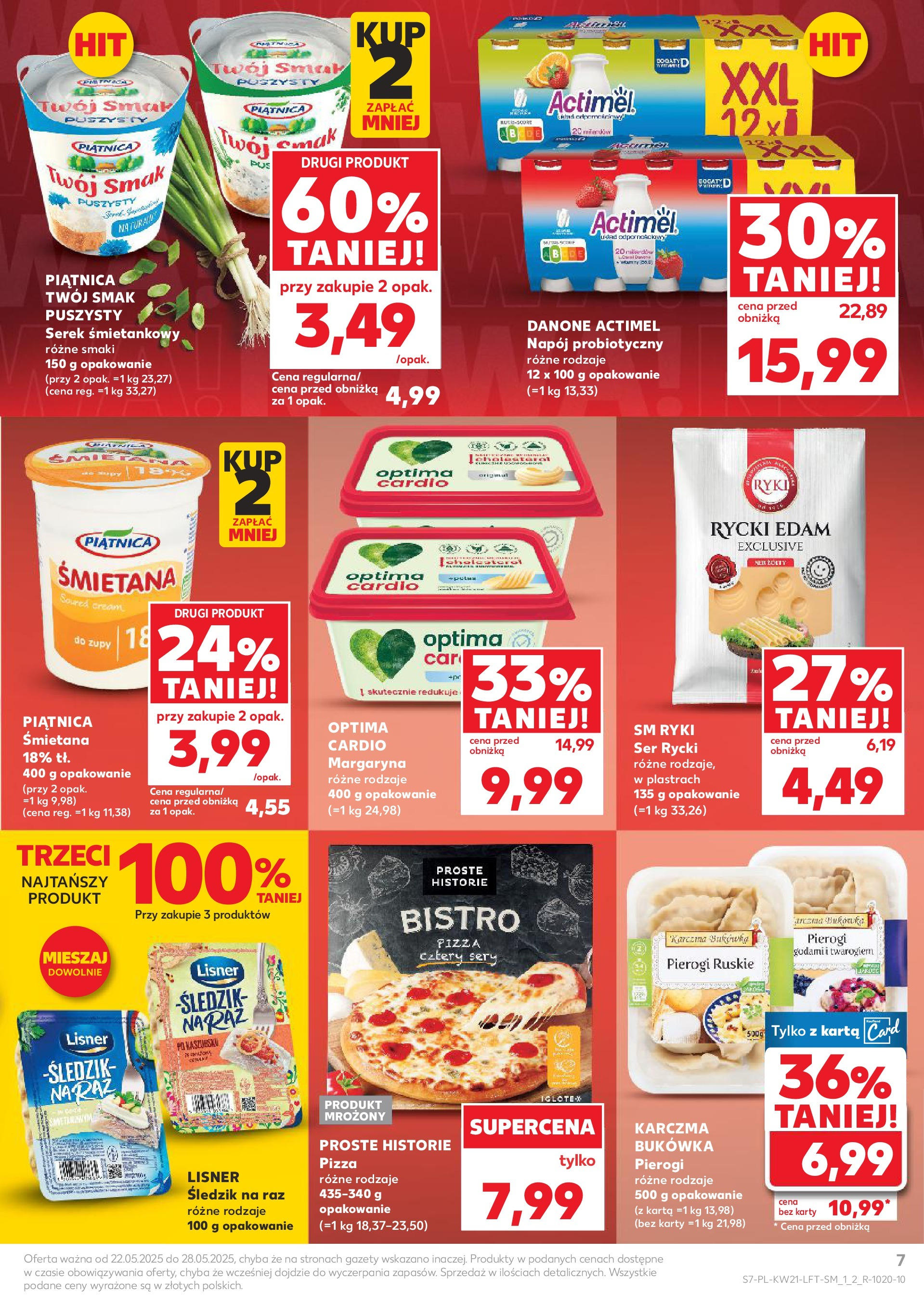 Kaufland gazetka (22.05.2025) - od jutra | Strona: 7 | Produkty: Karta, Sery, Ser, Pizza Kaufland gazetka od 22.05.2025 - od jutra PDF | Strona: 7 | Produkty: Karta, Sery, Ser, Pizza