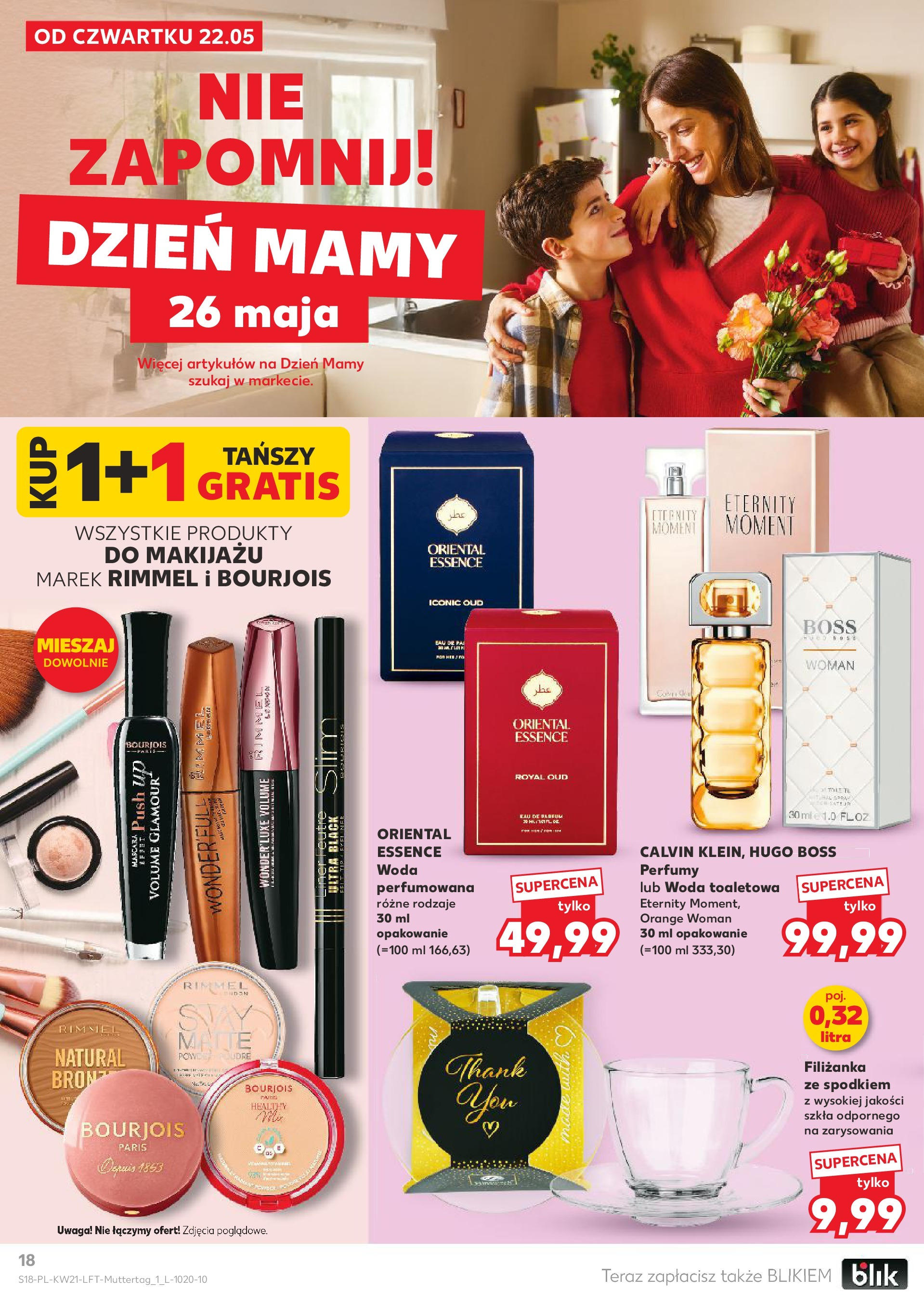 Kaufland gazetka (22.05.2025) - od jutra | Strona: 18 | Produkty: Perfumy, Woda toaletowa, Eyeliner, Woda Kaufland gazetka od 22.05.2025 - od jutra PDF | Strona: 18 | Produkty: Perfumy, Woda toaletowa, Eyeliner, Woda