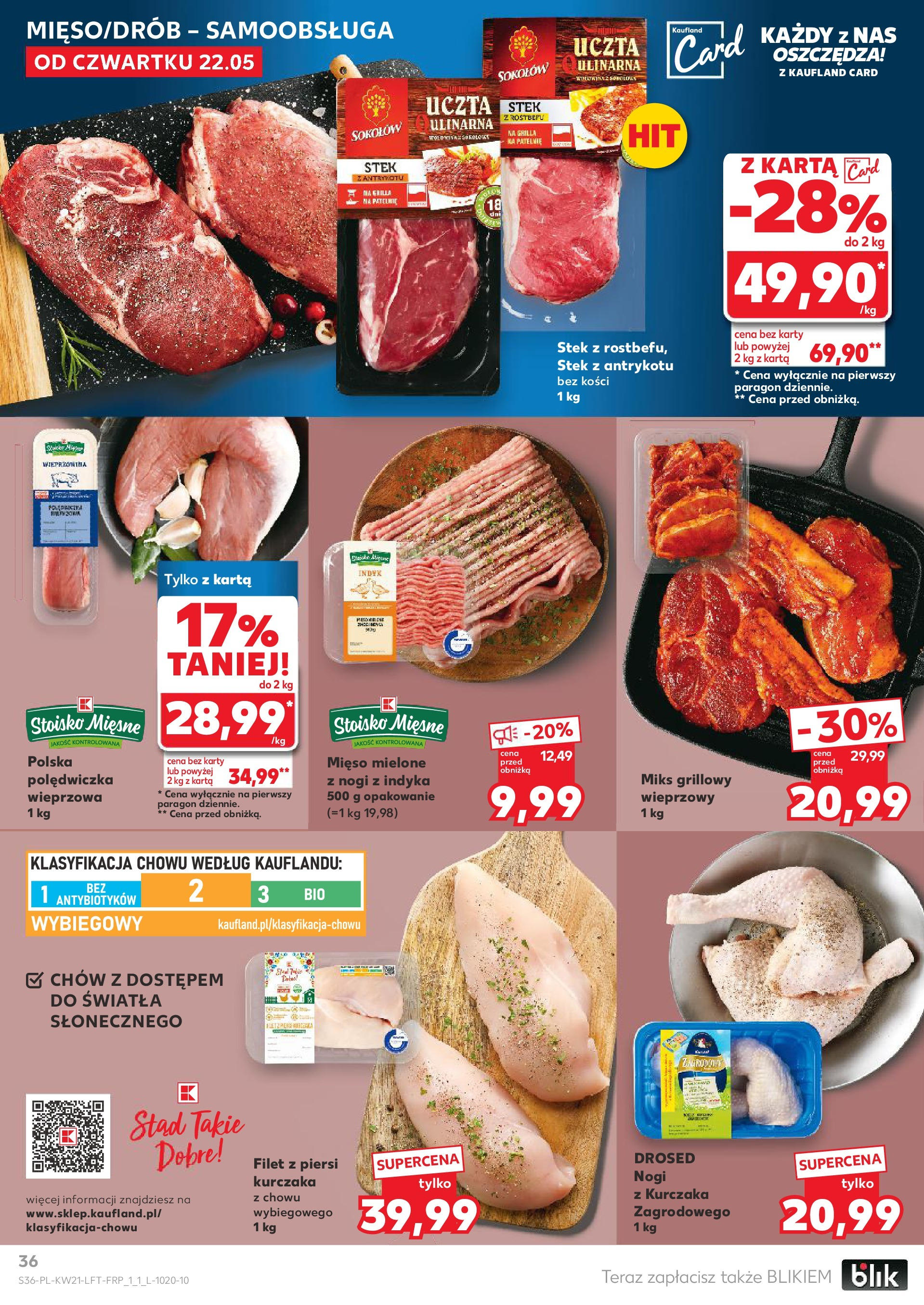 Kaufland gazetka (22.05.2025) - od jutra | Strona: 36 | Produkty: Mięso, Mięso mielone, Patelnie, Wieprzowina Kaufland gazetka od 22.05.2025 - od jutra PDF | Strona: 36 | Produkty: Mięso, Mięso mielone, Patelnie, Wieprzowina
