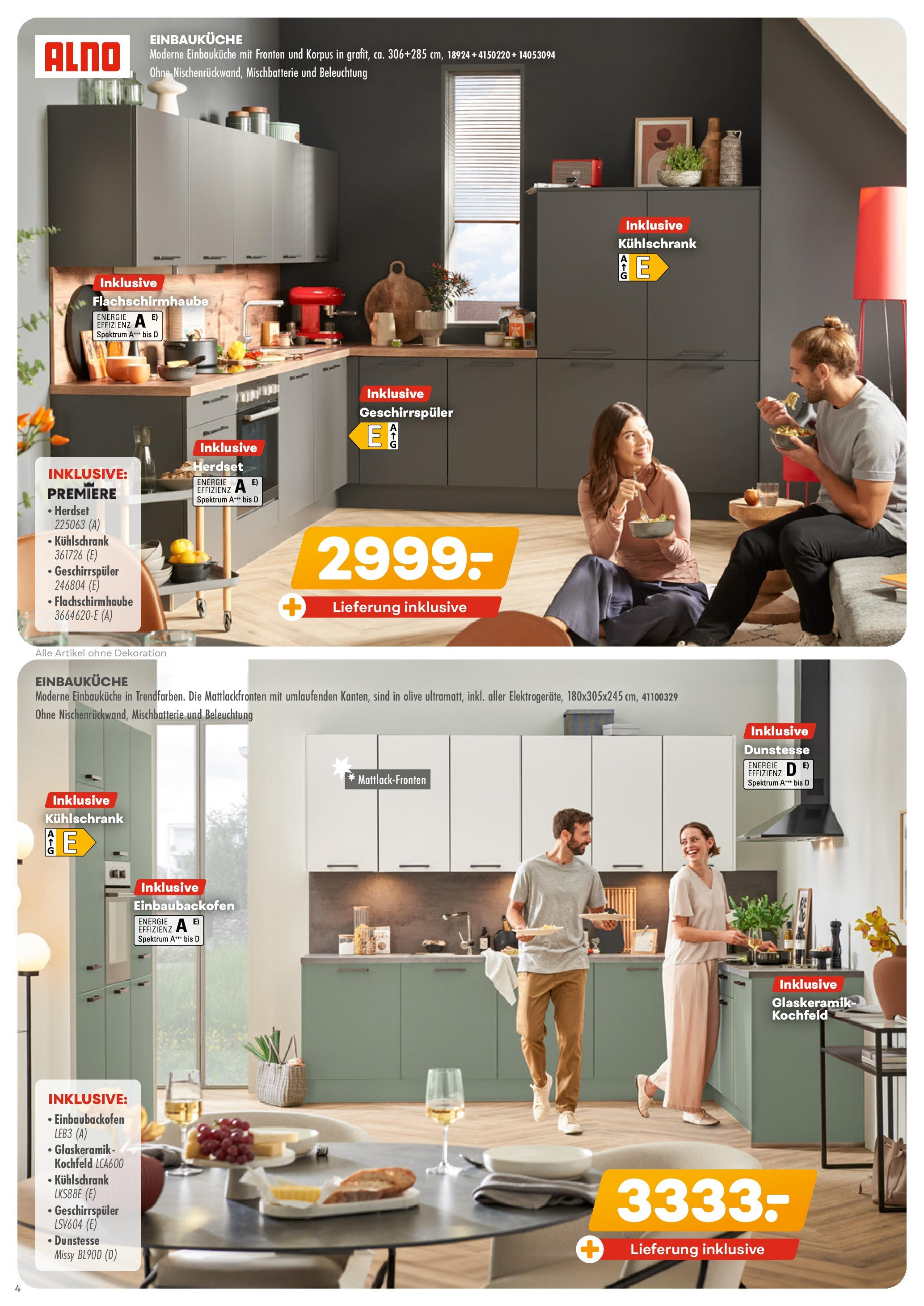Möbel Kraft Prospekt (ab 20.05.2025) zum Blättern | Seite: 4 | Produkte: Geschirrspüler, Einbauküche, Kühlschrank, Kochfeld Möbel Kraft Prospekt (ab 20.05.2025) zum Blättern | Seite: 4 | Produkte: Geschirrspüler, Einbauküche, Kühlschrank, Kochfeld