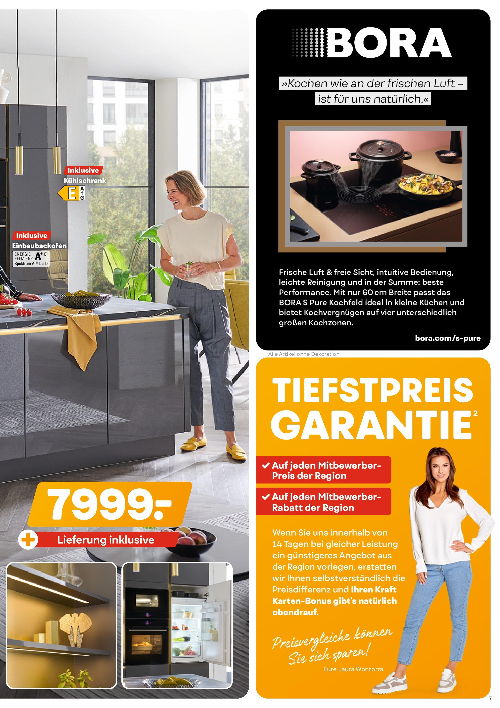 Möbel Kraft Prospekt (ab 20.05.2025) zum Blättern | Seite: 7 | Produkte: Kühlschrank, Kochfeld, Kuchen Möbel Kraft Prospekt (ab 20.05.2025) zum Blättern | Seite: 7 | Produkte: Kühlschrank, Kochfeld, Kuchen