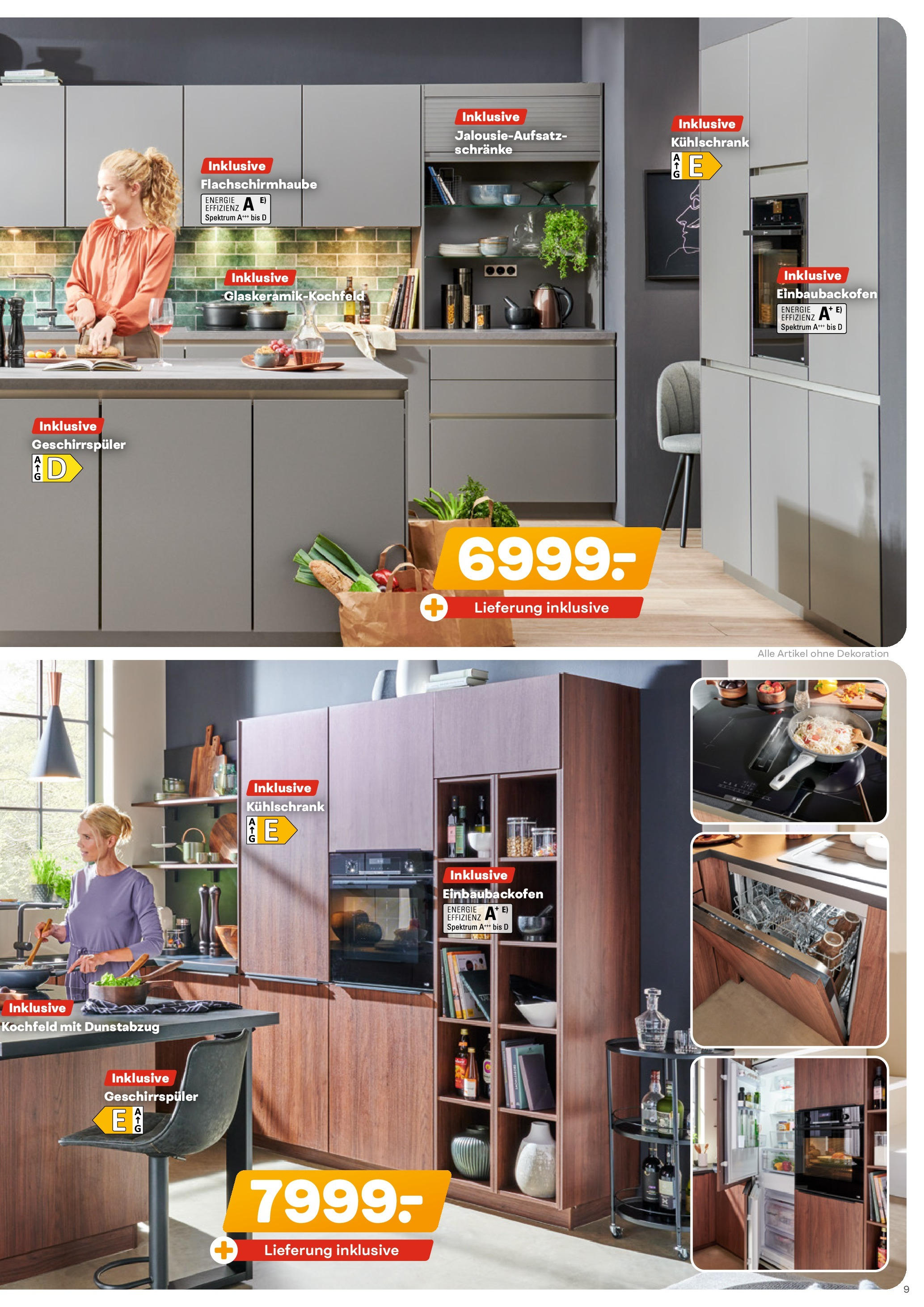 Möbel Kraft Prospekt (ab 20.05.2025) zum Blättern | Seite: 9 | Produkte: Geschirrspüler, Kühlschrank, Kochfeld, Dunstabzug Möbel Kraft Prospekt (ab 20.05.2025) zum Blättern | Seite: 9 | Produkte: Geschirrspüler, Kühlschrank, Kochfeld, Dunstabzug