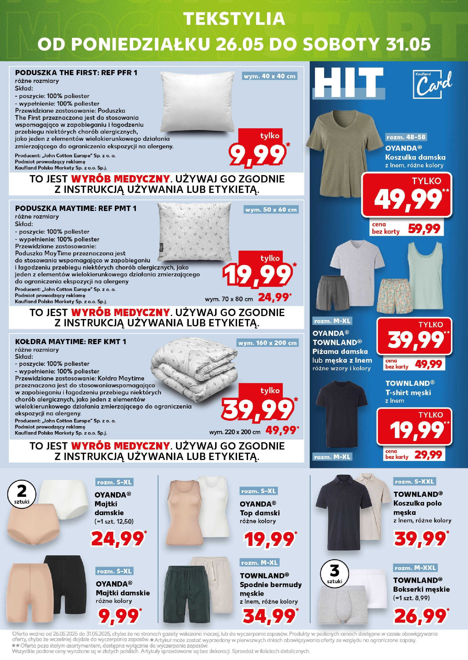 Kaufland gazetka - Mega okazje (22.05.2025) - od jutra | Strona: 21 | Produkty: Spodnie, Bokserki, Bokserki męskie, Kołdra Kaufland gazetka - Mega okazje od 22.05.2025 - od jutra PDF | Strona: 21 | Produkty: Spodnie, Bokserki, Bokserki męskie, Kołdra