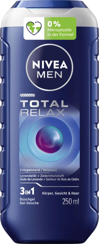 NIVEA MEN Duschgel Total Relax 3in1