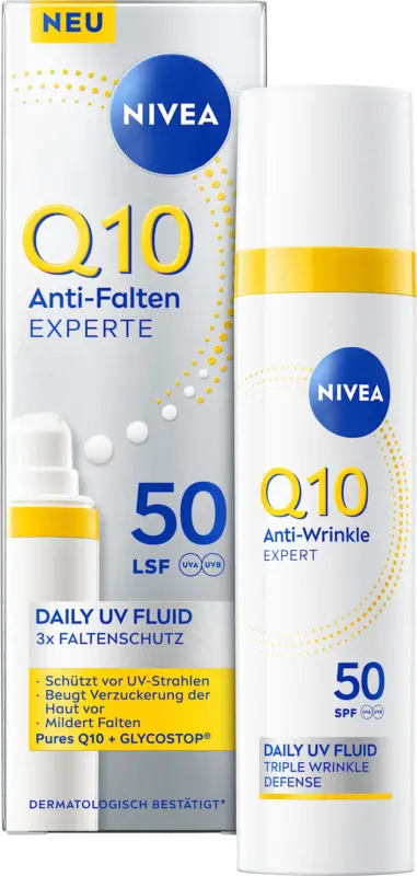 NIVEA Tagespflegefluid Q10 UV LSF 50