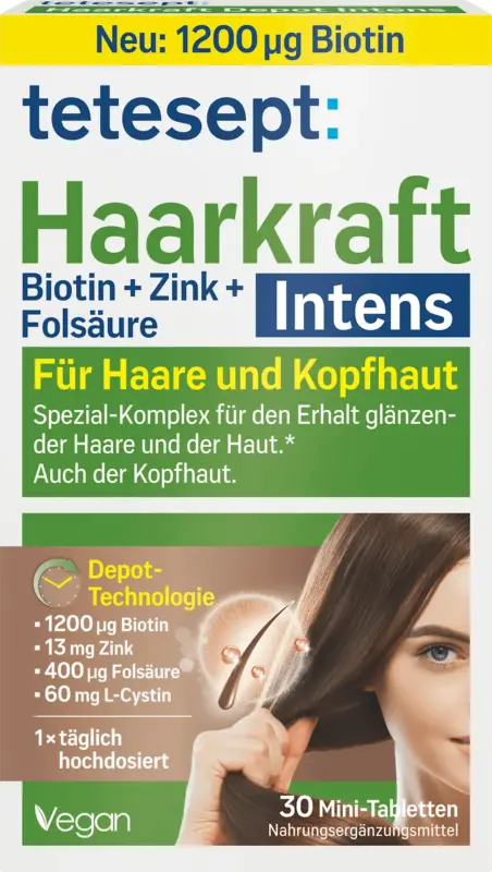 tetesept Haarkraft Intens Mini-Tabletten 30 St