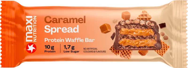 maxiNUTRITION Proteinriegel, Caramel Spread