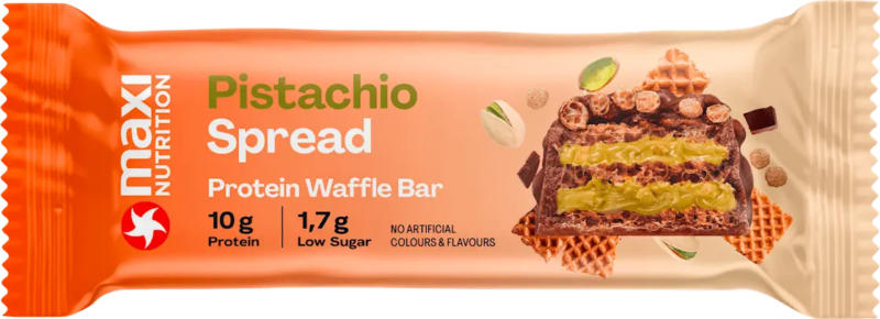 maxiNUTRITION Poteinriegel, Pistachio Spread