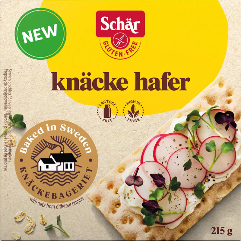 Schär Knäckebrot, Hafer, glutenfrei