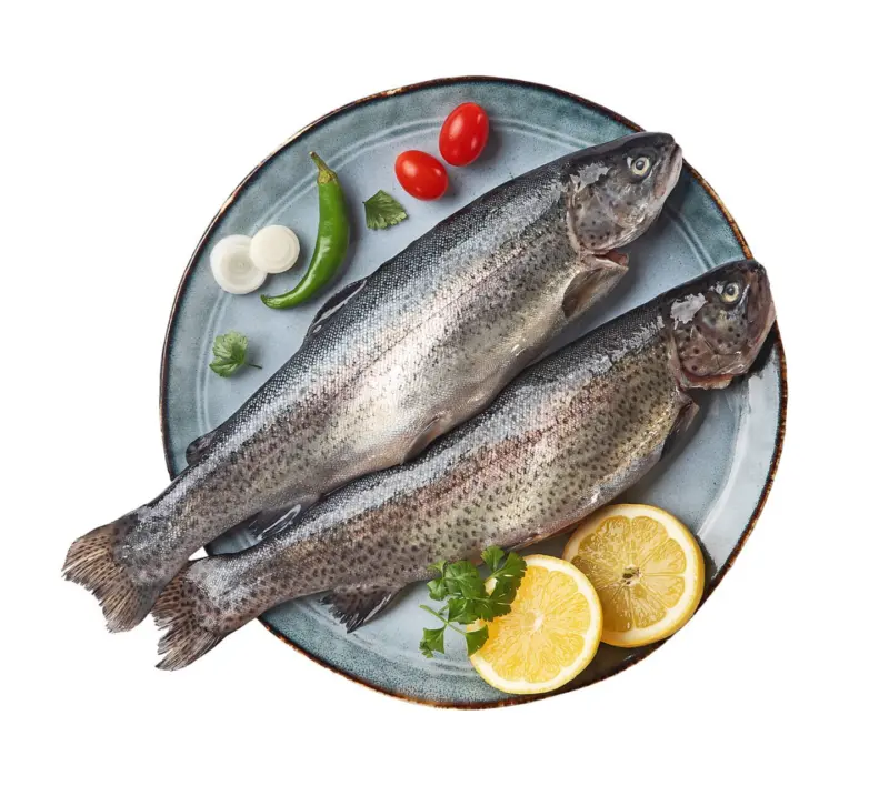 Пъстърва изчистена, прясна