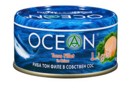 Ocean Риба тон филе различни видове