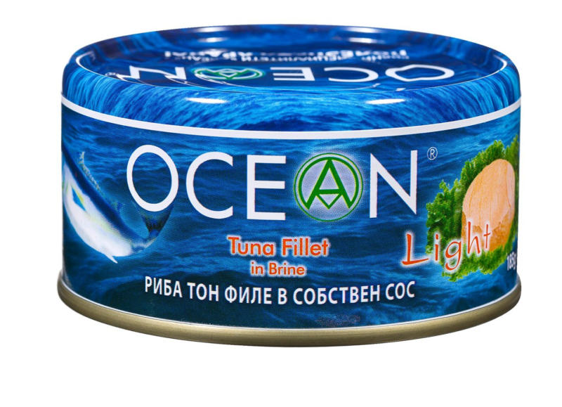 Ocean Риба тон филе различни видове