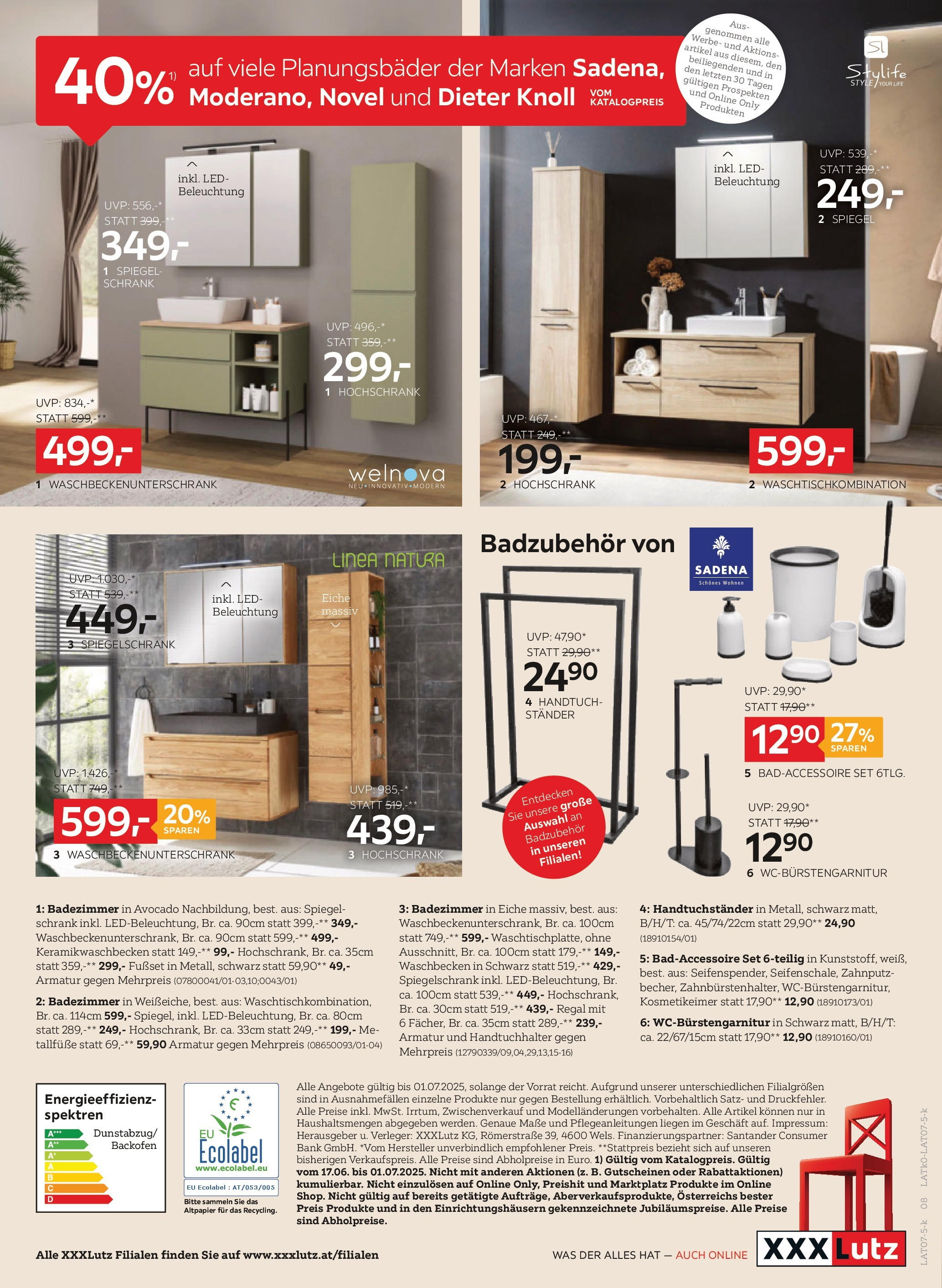 XXXLutz - Küchen von 17.06.2025 - Aktuelle Angebote | Seite: 8 | Produkte: Avocado, Regal, Schrank, Waschbecken