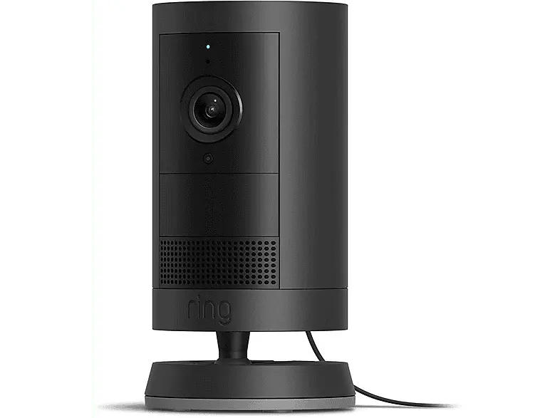 ring Cam Plus (Plug-In), Kamera (Anzahl Kameras: 1, für Innen, Nachtsichtfunktion, Akkubetrieb, 2K UltraWide QHD, Schwarz)