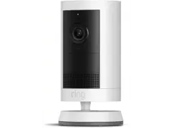 ring Cam Plus, Kamera (Anzahl Kameras: 1, für Innen, Nachtsichtfunktion, Akkubetrieb, 2K UltraWide QHD, Weiß)