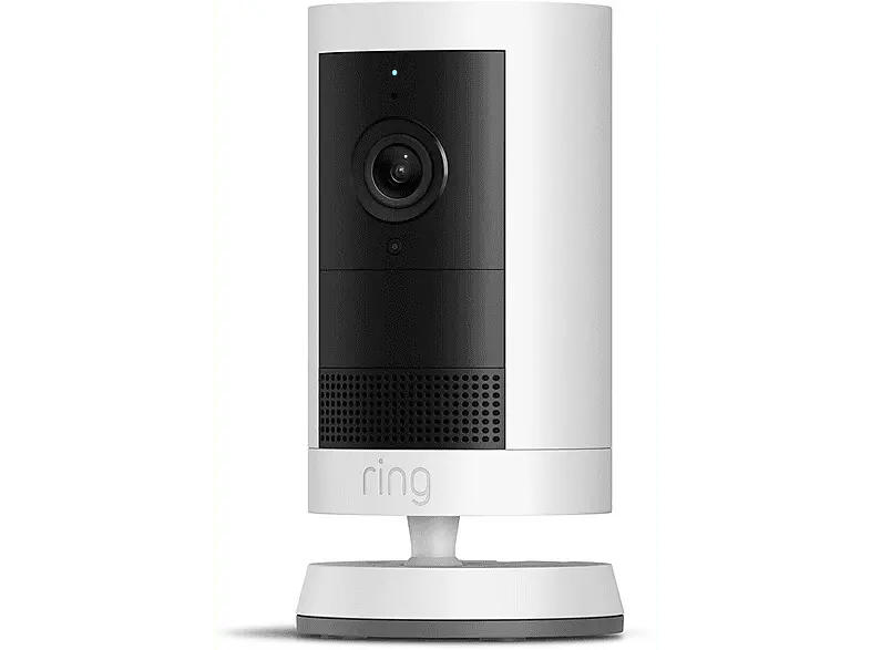 ring Cam Plus, Kamera (Anzahl Kameras: 1, für Innen, Nachtsichtfunktion, Akkubetrieb, 2K UltraWide QHD, Weiß)