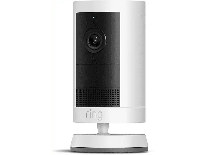 ring Cam Plus, Kamera (Anzahl Kameras: 1, für Innen, Nachtsichtfunktion, Akkubetrieb, 2K UltraWide QHD, Weiß)