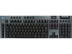 LOGITECH G G915 X Lightspeed Kabellose RGB Gaming Tastatur (Linear), KEYControl, mechanische GL-Schalter, Lightsync RGB, DEU (Qwertz), Schwarz