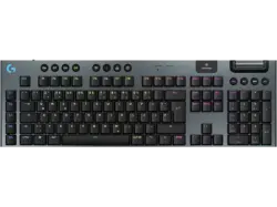 LOGITECH G G915 X Lightspeed Kabellose RGB Gaming Tastatur (Linear), KEYControl, mechanische GL-Schalter, Lightsync RGB, DEU (Qwertz), Schwarz