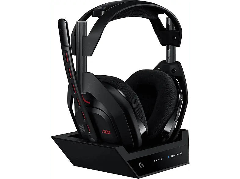 astro Gaming A50 (Gen 5), Lightspeed kabelloses Gaming Headset + Basisstation (Xbox, PlayStation PS5, PC, Nintendo Switch), PLAYSync Audio, Schwarz
