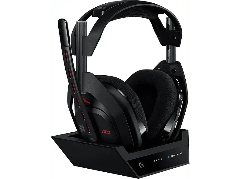 astro Gaming A50 (Gen 5), Lightspeed kabelloses Gaming Headset + Basisstation (Xbox, PlayStation PS5, PC, Nintendo Switch), PLAYSync Audio, Schwarz