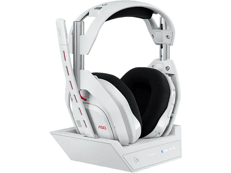astro Gaming A50 (Gen 5), Lightspeed kabelloses Gaming Headset + Basisstation (Xbox, PlayStation PS5, PC, Nintendo Switch), PLAYSync Audio, Weiß