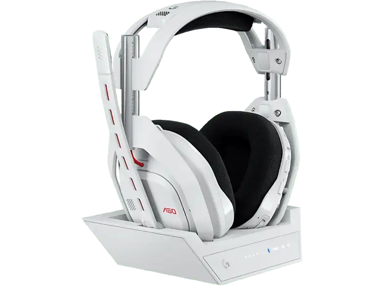 astro Gaming A50 (Gen 5), Lightspeed kabelloses Gaming Headset + Basisstation (Xbox, PlayStation PS5, PC, Nintendo Switch), PLAYSync Audio, Weiß