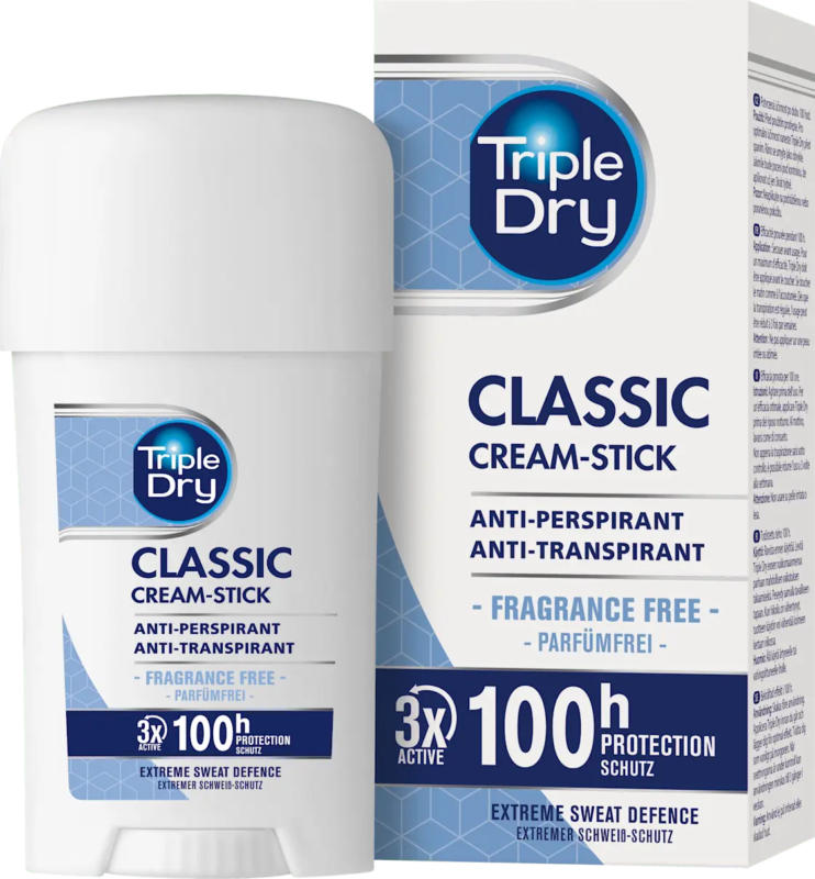 Triple Dry Antitranspirant Deostick Classic