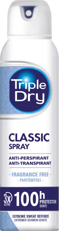 Triple Dry Antitranspirant Deospray Classic