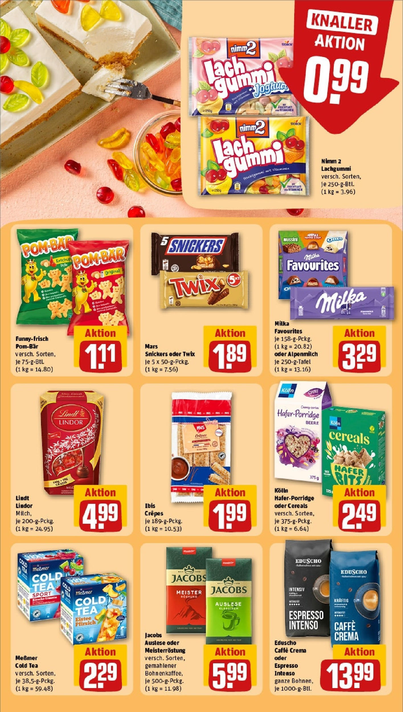 Rewe prospekt Heuchelheim (ab 25.05.2025) zum Blättern » Angebote | Seite: 19 | Produkte: Kolln, POM-BÄR, Twix, Pfirsich Rewe prospekt Heuchelheim (ab 25.05.2025) zum Blättern » Angebote | Seite: 19 | Produkte: Kolln, POM-BÄR, Twix, Pfirsich