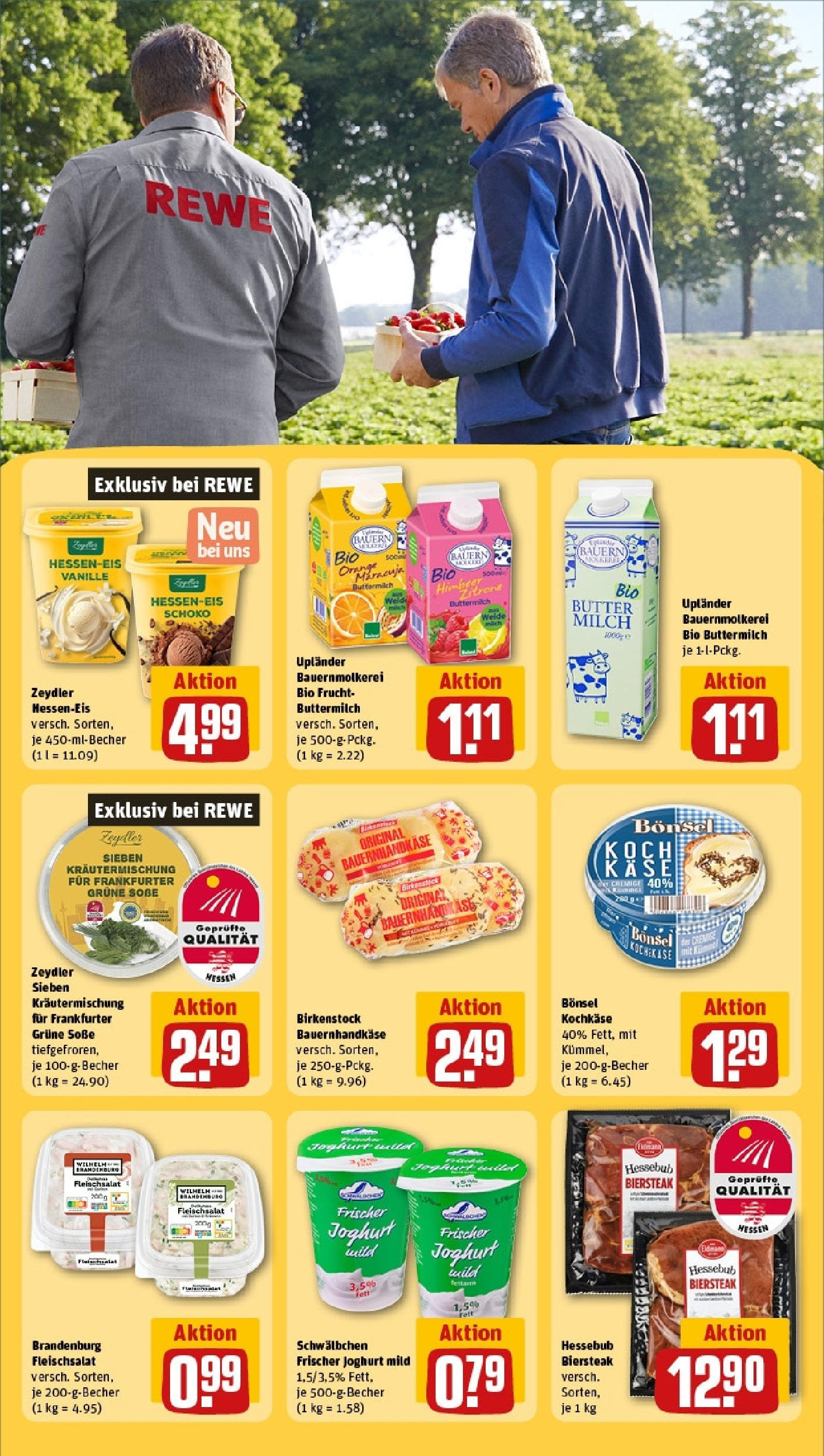 Rewe prospekt Heuchelheim (ab 25.05.2025) zum Blättern » Angebote | Seite: 21 | Produkte: Buttermilch, Butter, Käse, Zitrone Rewe prospekt Heuchelheim (ab 25.05.2025) zum Blättern » Angebote | Seite: 21 | Produkte: Buttermilch, Butter, Käse, Zitrone