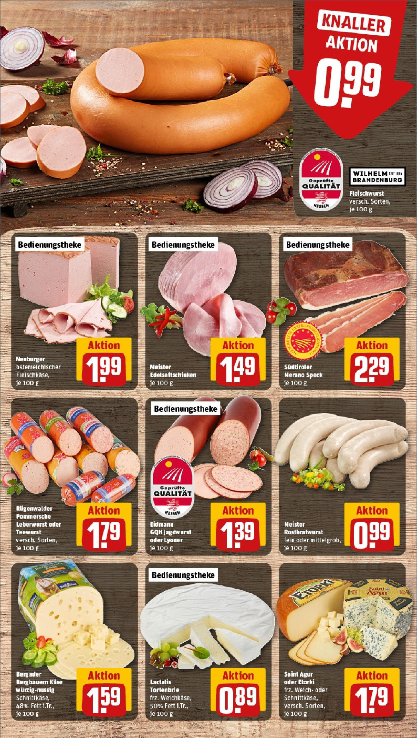 Rewe prospekt Gemünden (Wohra)	 (ab 25.05.2025) zum Blättern » Angebote | Seite: 9 | Produkte: Käse