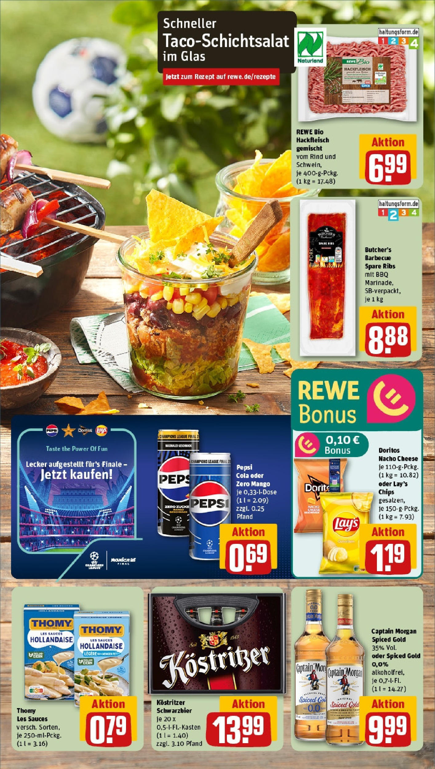 Rewe prospekt Stolberg / Mausbach (ab 25.05.2025) zum Blättern » Angebote | Seite: 5 | Produkte: Thomy les sauces, Cola, Rum, Hackfleisch Rewe prospekt Stolberg / Mausbach (ab 25.05.2025) zum Blättern » Angebote | Seite: 5 | Produkte: Thomy les sauces, Cola, Rum, Hackfleisch