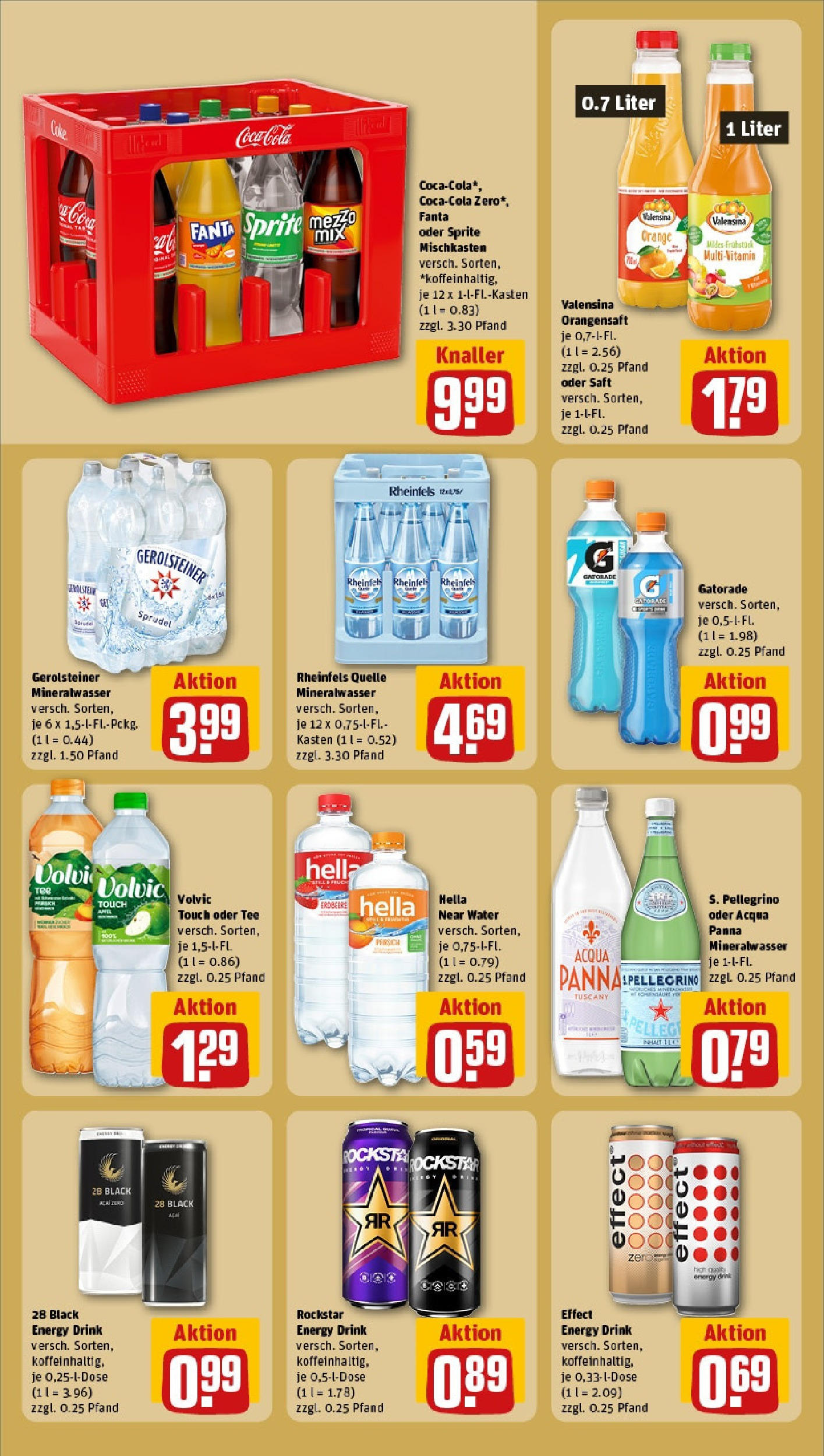 Rewe prospekt Münster / Centrum	 (ab 25.05.2025) zum Blättern » Angebote | Seite: 16 | Produkte: Rockstar energy, Orangensaft, Volvic, Gerolsteiner