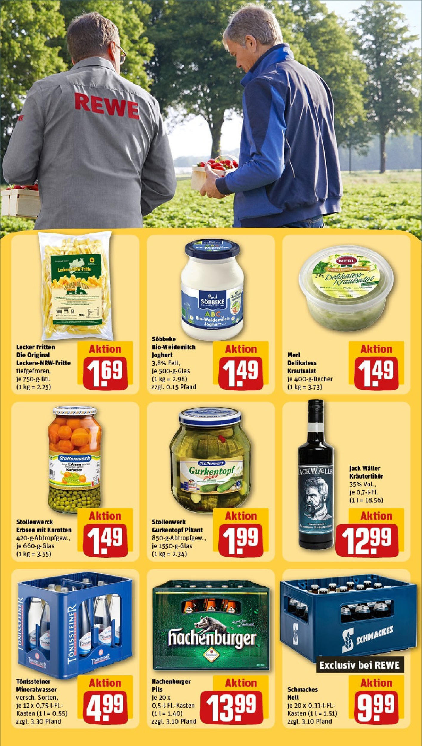 Rewe prospekt Hachenburg	 (ab 25.05.2025) zum Blättern » Angebote | Seite: 27 | Produkte: Joghurt, Pils, Mineralwasser, Erbsen
