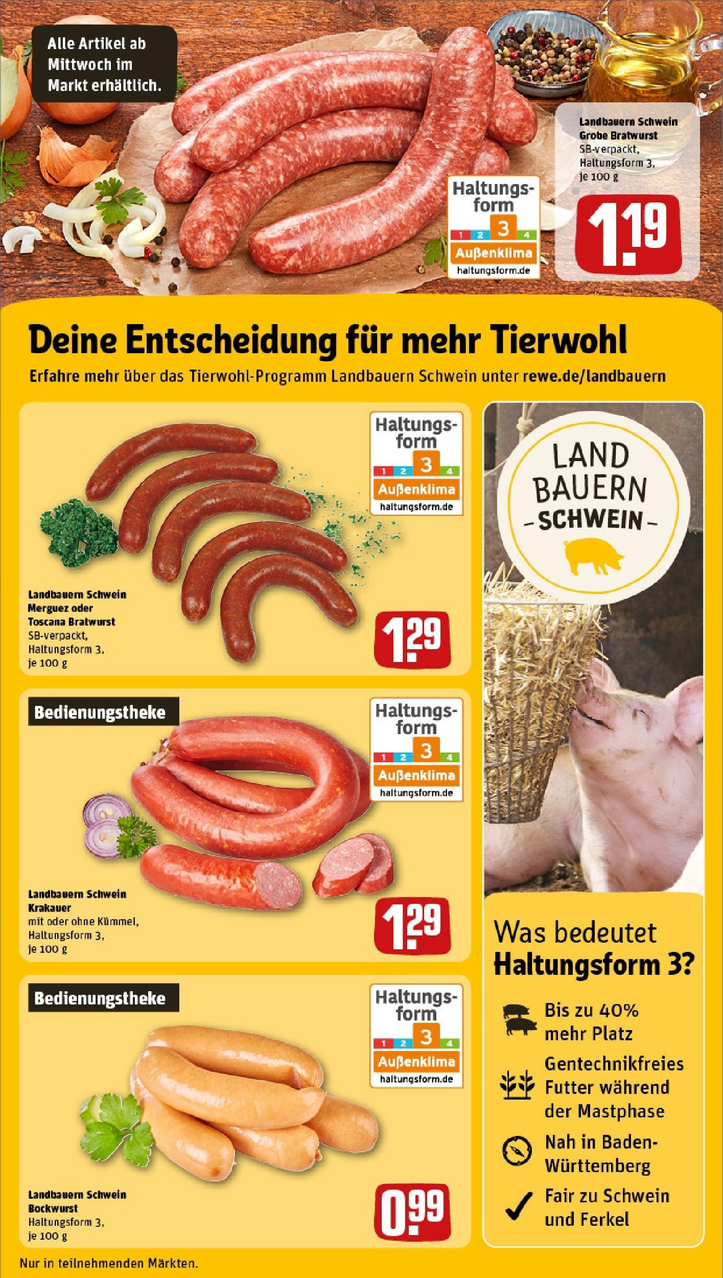 Rewe prospekt Dusslingen	 (ab 25.05.2025) zum Blättern » Angebote | Seite: 11 | Produkte: Bockwurst, Bratwurst