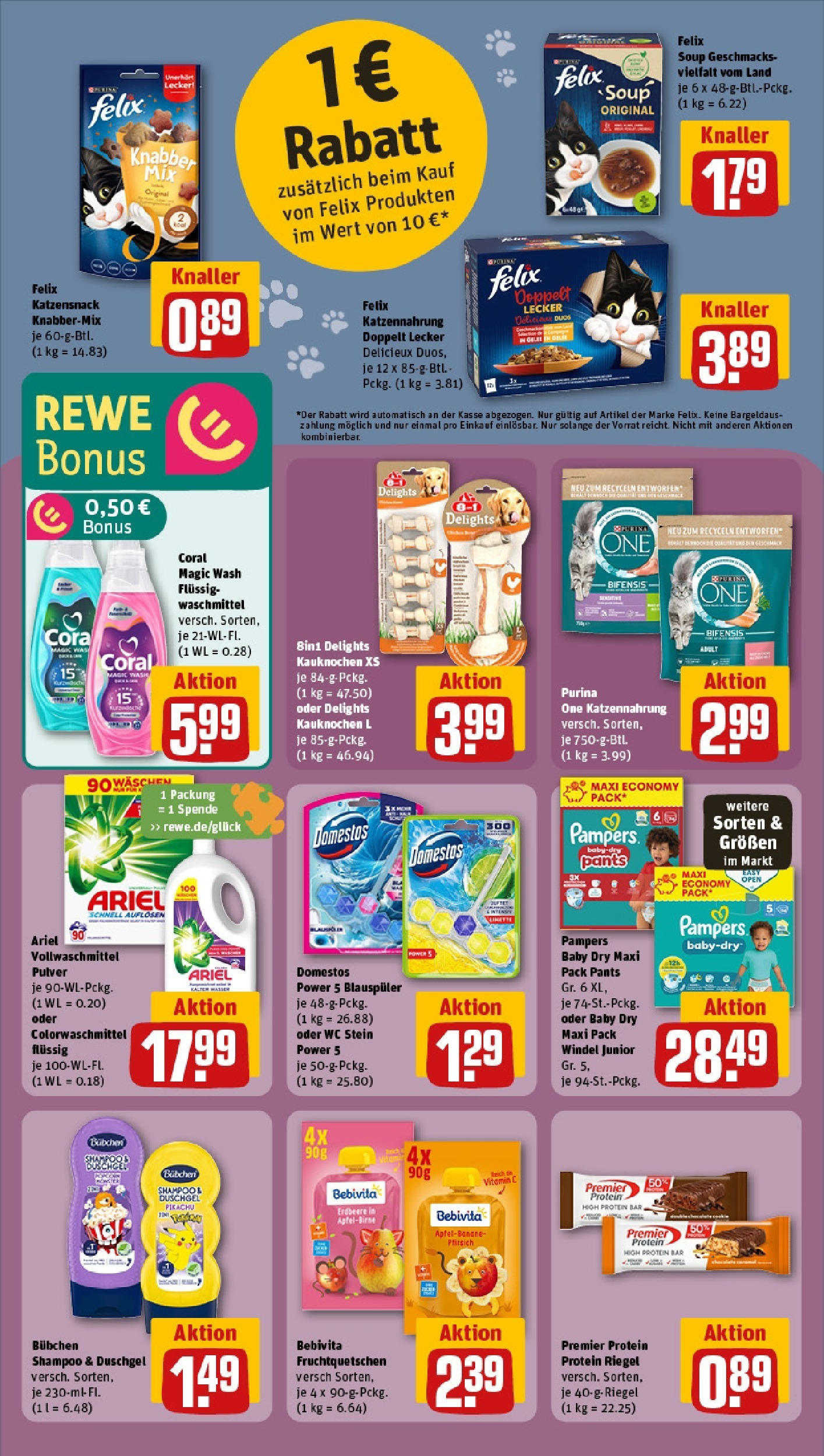 Rewe prospekt Leipzig / Zentrum-West (ab 25.05.2025) zum Blättern » Angebote | Seite: 27 | Produkte: Coral, Pampers, Shampoo, WC Stein Rewe prospekt Leipzig / Zentrum-West (ab 25.05.2025) zum Blättern » Angebote | Seite: 27 | Produkte: Coral, Pampers, Shampoo, WC Stein