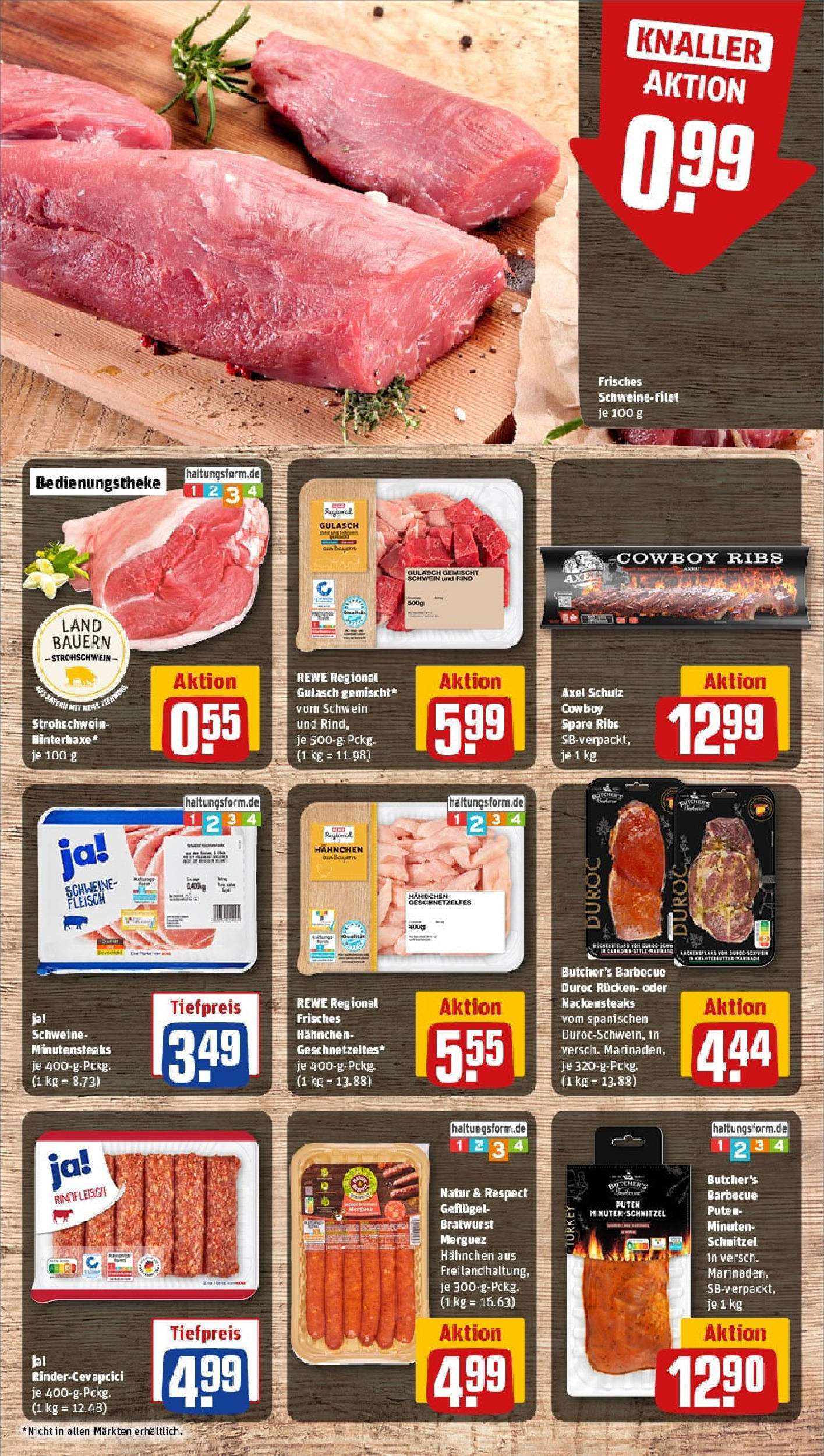 Rewe prospekt Regensburg (ab 25.05.2025) zum Blättern » Angebote | Seite: 8 | Produkte: Spare ribs, Cevapcici, Schweinefilet, Gulasch Rewe prospekt Regensburg (ab 25.05.2025) zum Blättern » Angebote | Seite: 8 | Produkte: Spare ribs, Cevapcici, Schweinefilet, Gulasch