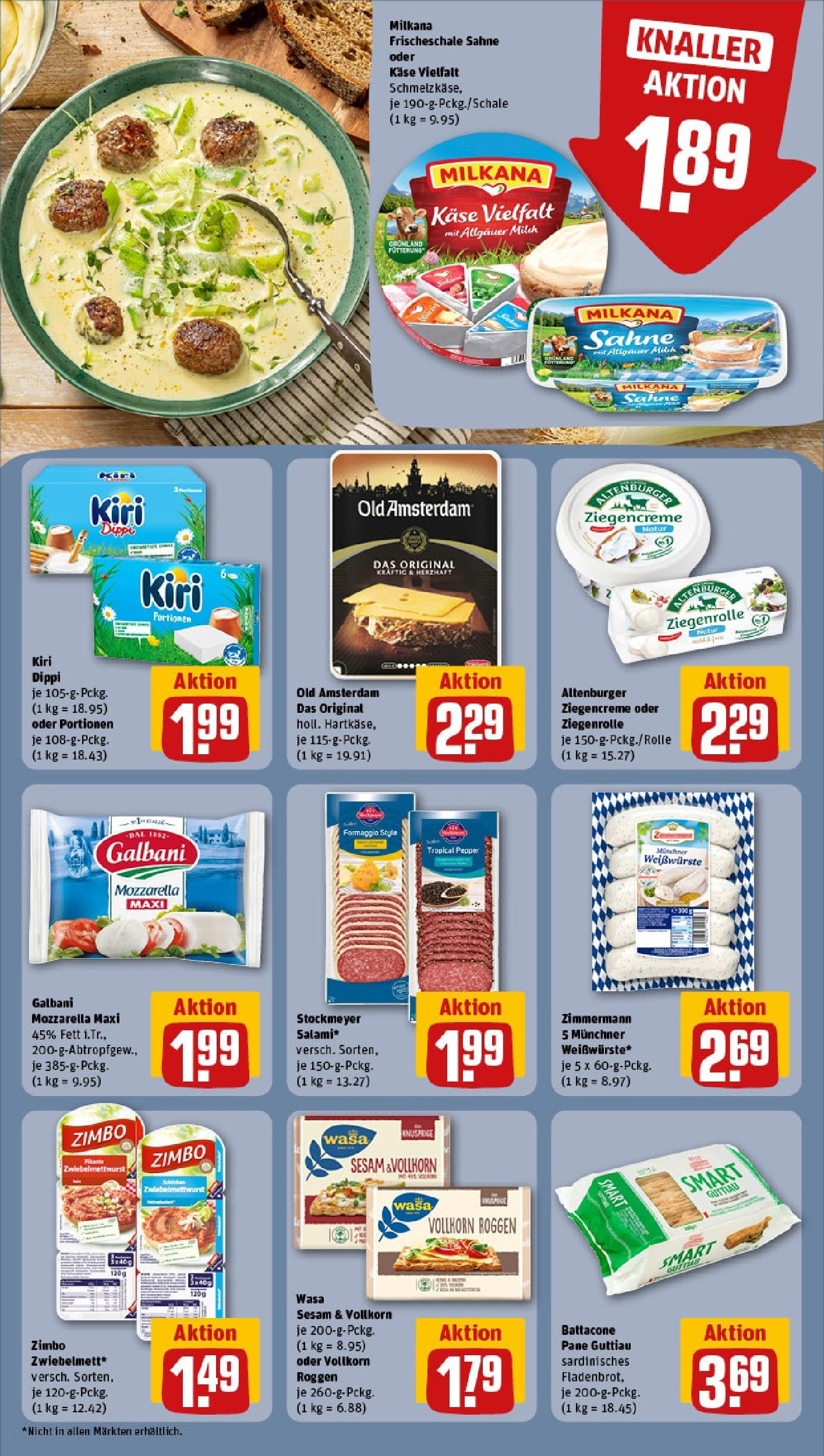 Rewe prospekt Regensburg (ab 25.05.2025) zum Blättern » Angebote | Seite: 12 | Produkte: Milch, Käse, Mozzarella, Pane Rewe prospekt Regensburg (ab 25.05.2025) zum Blättern » Angebote | Seite: 12 | Produkte: Milch, Käse, Mozzarella, Pane