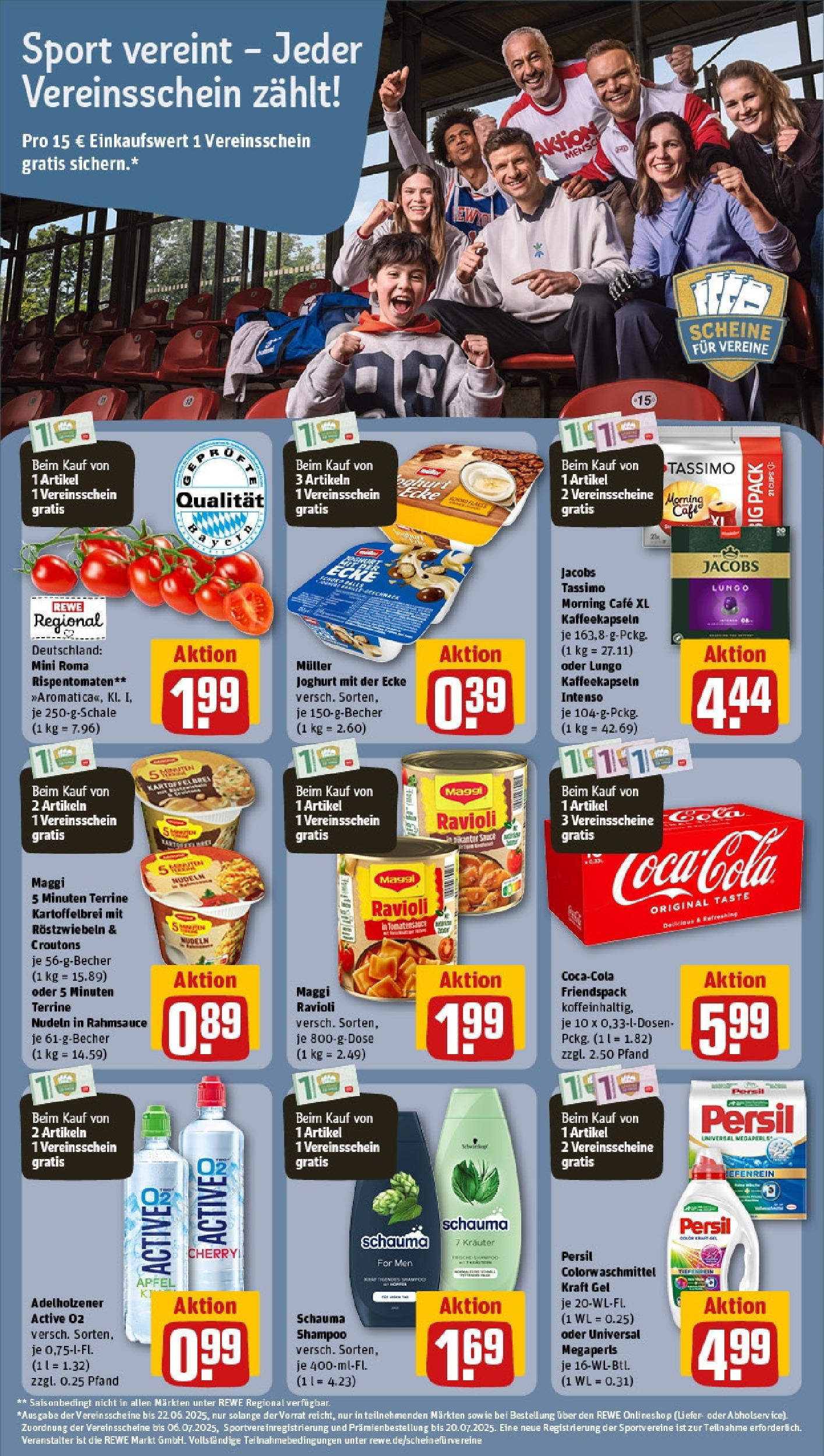 Rewe prospekt Regensburg (ab 25.05.2025) zum Blättern » Angebote | Seite: 19 | Produkte: Maggi, Joghurt, Persil, Maggi 5 minuten terrine Rewe prospekt Regensburg (ab 25.05.2025) zum Blättern » Angebote | Seite: 19 | Produkte: Maggi, Joghurt, Persil, Maggi 5 minuten terrine