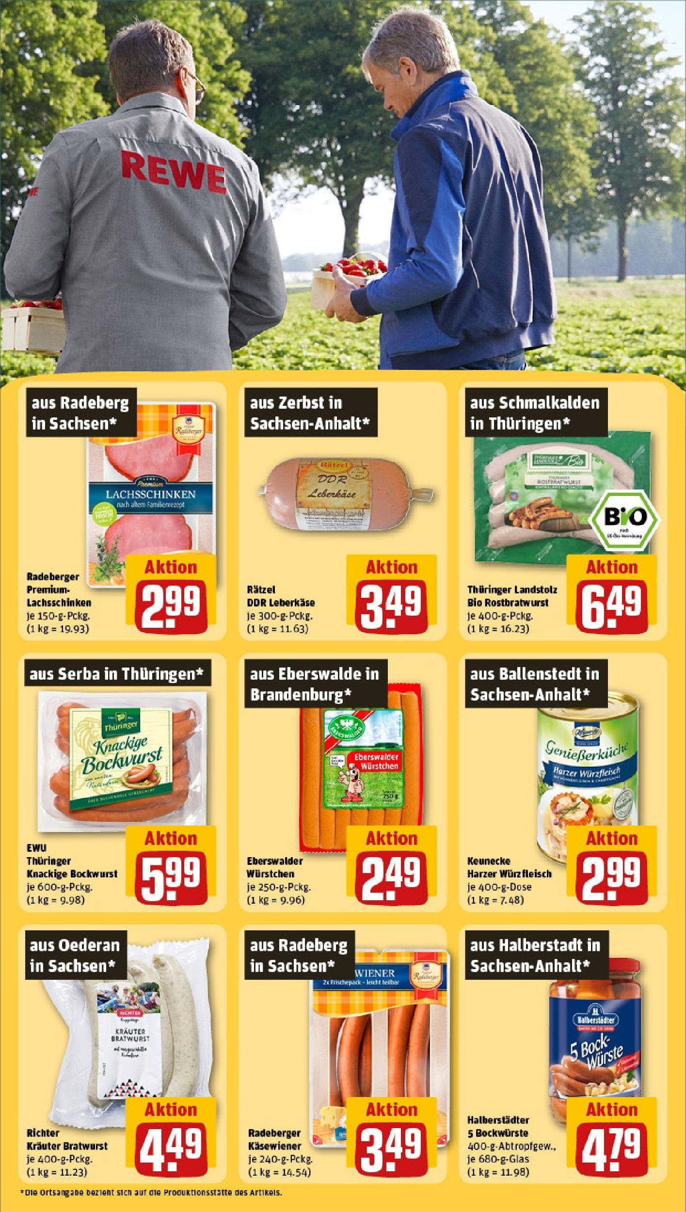 Rewe prospekt Leipzig / Zentrum-West (ab 25.05.2025) zum Blättern » Angebote | Seite: 25 | Produkte: Bockwurst, Bratwurst, Fleisch, Leberkase Rewe prospekt Leipzig / Zentrum-West (ab 25.05.2025) zum Blättern » Angebote | Seite: 25 | Produkte: Bockwurst, Bratwurst, Fleisch, Leberkase
