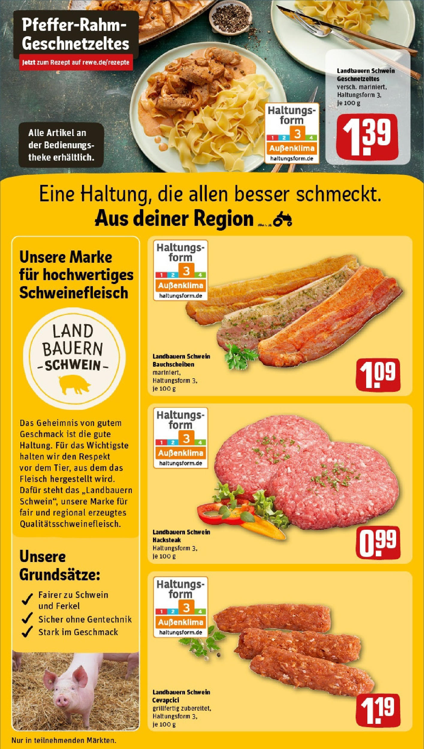 Rewe prospekt Saarlouis/Lisdorf	 (ab 25.05.2025) zum Blättern » Angebote | Seite: 10 | Produkte: Theke, Cevapcici, Schweinefleisch, Fleisch