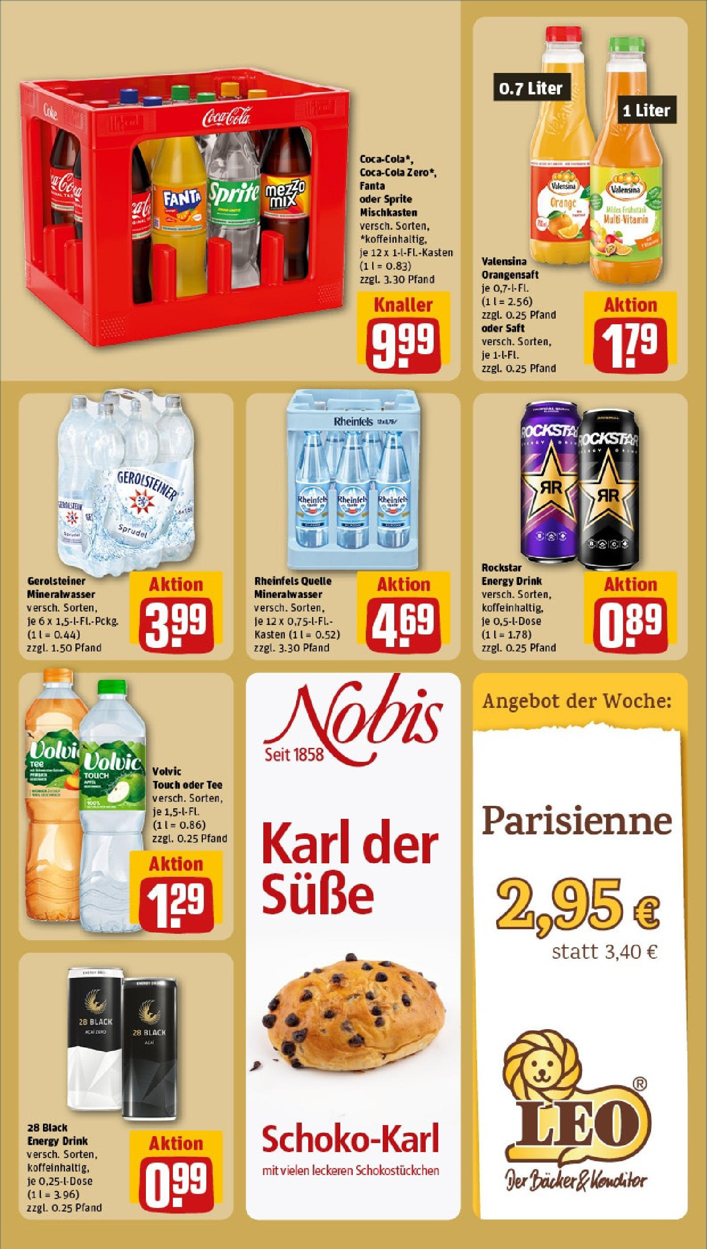 Rewe prospekt Stolberg / Mausbach (ab 25.05.2025) zum Blättern » Angebote | Seite: 18 | Produkte: Rockstar energy, Sprite, Mineralwasser, Valensina Rewe prospekt Stolberg / Mausbach (ab 25.05.2025) zum Blättern » Angebote | Seite: 18 | Produkte: Rockstar energy, Sprite, Mineralwasser, Valensina