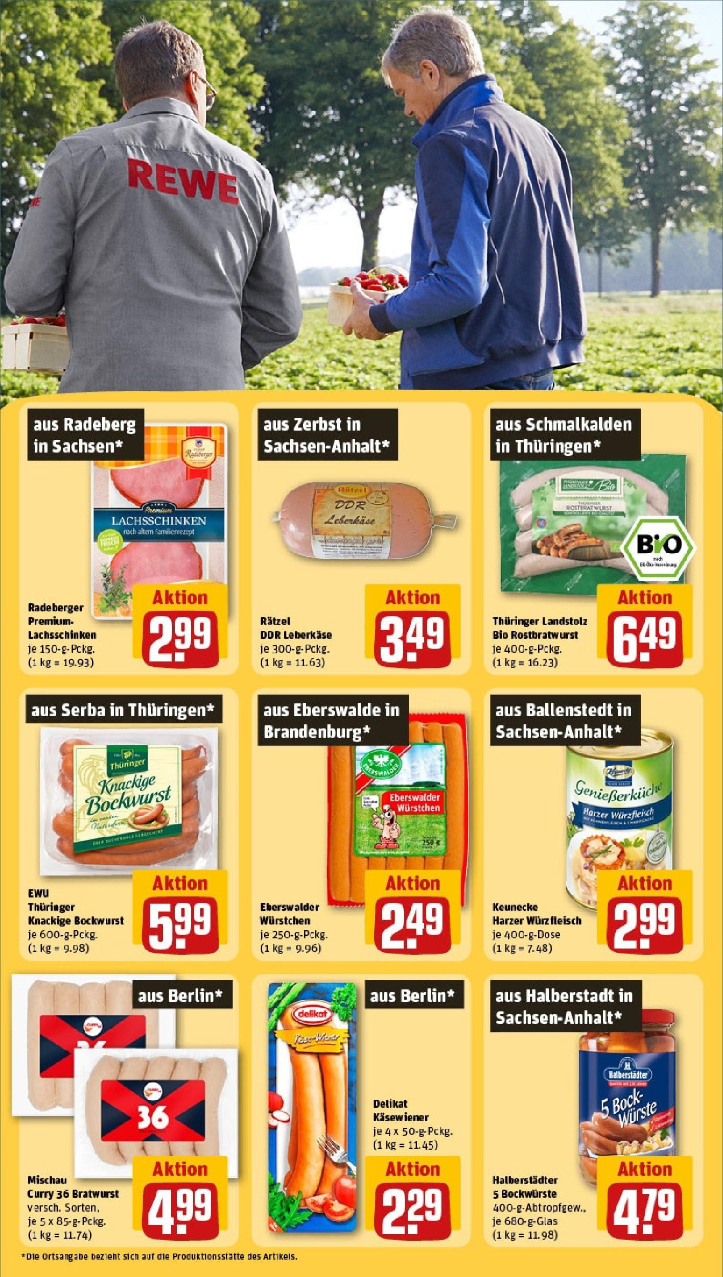 Rewe prospekt Sassnitz (ab 25.05.2025) zum Blättern » Angebote | Seite: 25 | Produkte: Bockwurst, Bratwurst, Fleisch, Leberkase Rewe prospekt Sassnitz (ab 25.05.2025) zum Blättern » Angebote | Seite: 25 | Produkte: Bockwurst, Bratwurst, Fleisch, Leberkase