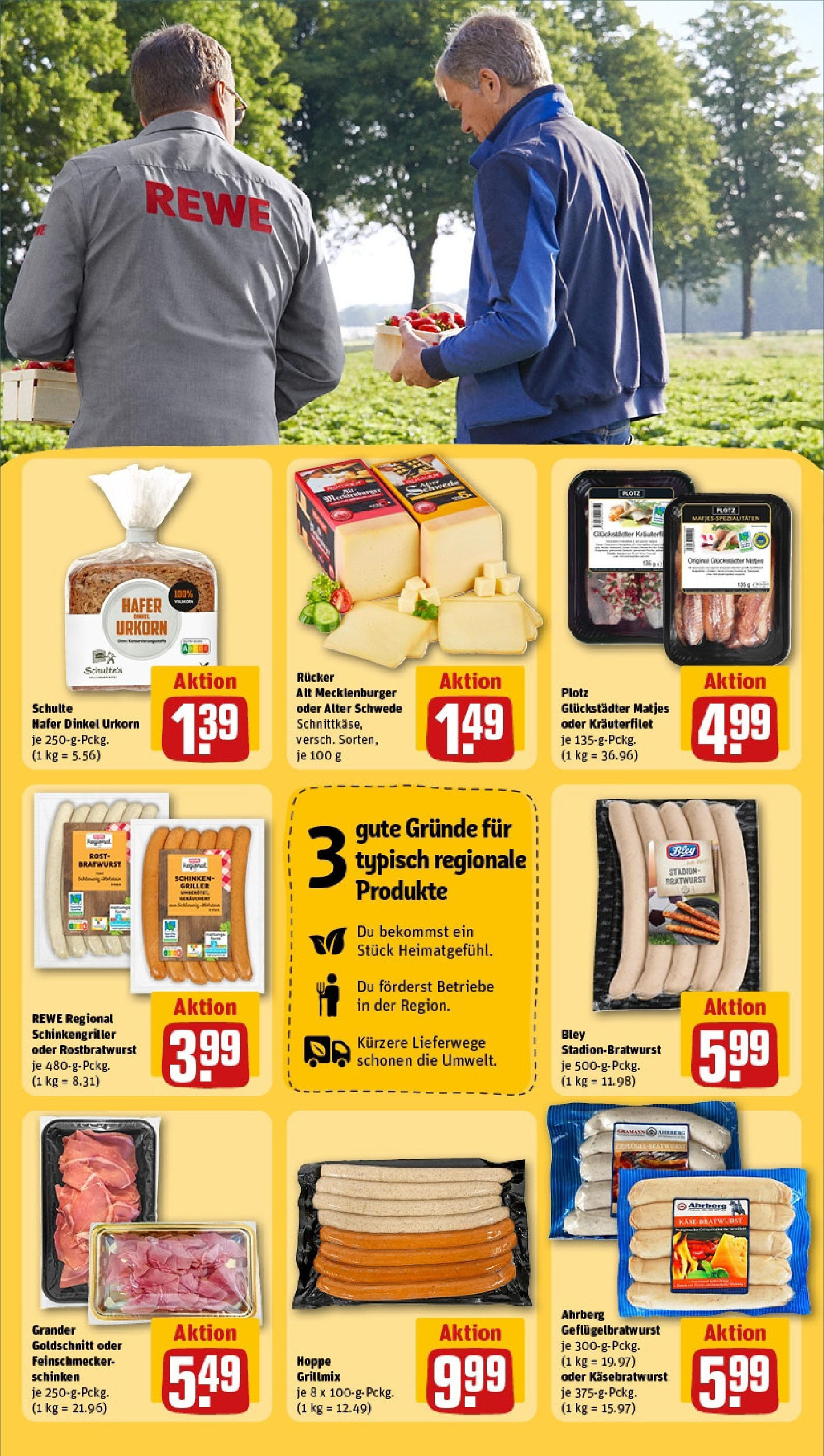Rewe prospekt Ahrensburg (ab 25.05.2025) zum Blättern » Angebote | Seite: 25 | Produkte: Käse, Bratwurst, Schinken, Griller Rewe prospekt Ahrensburg (ab 25.05.2025) zum Blättern » Angebote | Seite: 25 | Produkte: Käse, Bratwurst, Schinken, Griller