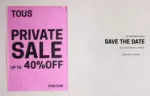 Tous Private Sale Up to 40% Off – do 22.05.2025